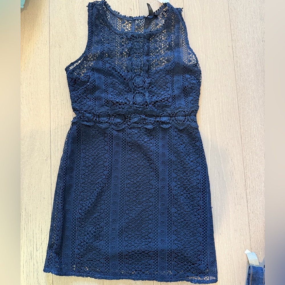 Women’s Blue Lace Aqua Dress